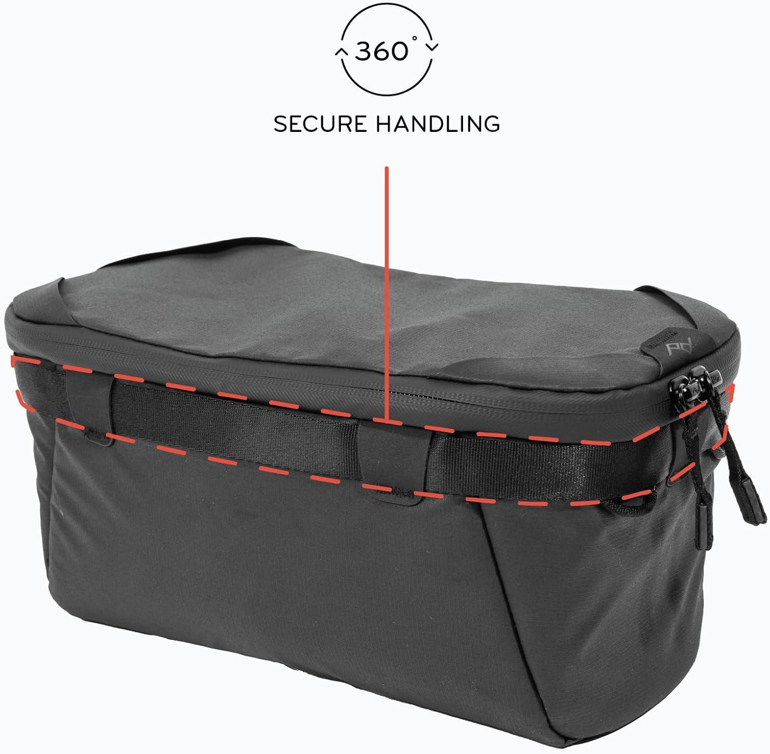 imagePeak Design Camera Cube V2 Small Custom Organization and Protection Weatherproof Shell with Foam SubLining FlexFold Dividers Camera Bag Insert Compatible Travel amp Outdoor Bags