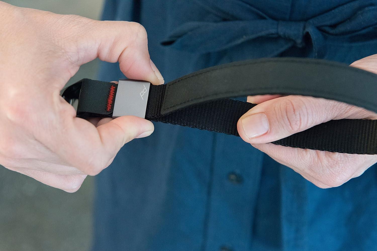 imagePeak Design Cuff Camera Wrist Strap Compatible with DSLR Compact and PointandShoot Cameras Low Profile Quick ReleaseBlack