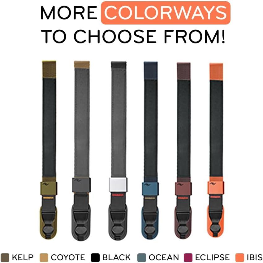 imagePeak Design Cuff Camera Wrist Strap Compatible with DSLR Compact and PointandShoot Cameras Low Profile Quick ReleaseOcean