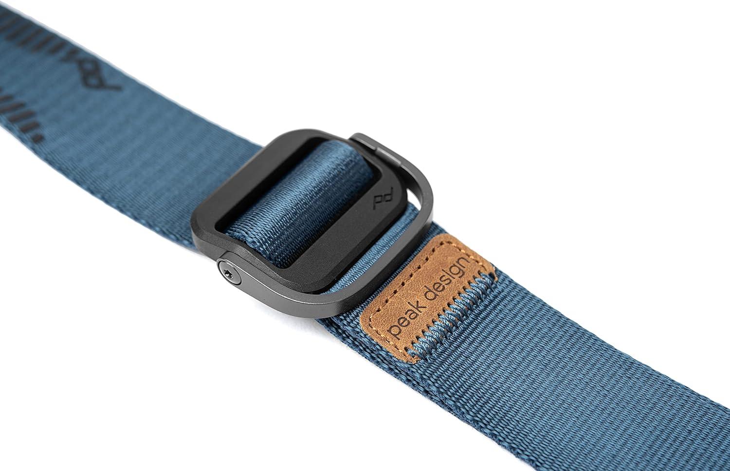 imagePeak Design Slide Lite Camera Strap Coyote Configurable as a Sling Neck or Shoulder Strap Quick Release and Connection Smooth and Grippy Side Camera Straps for Photographers 200 lb CapacityMidnight