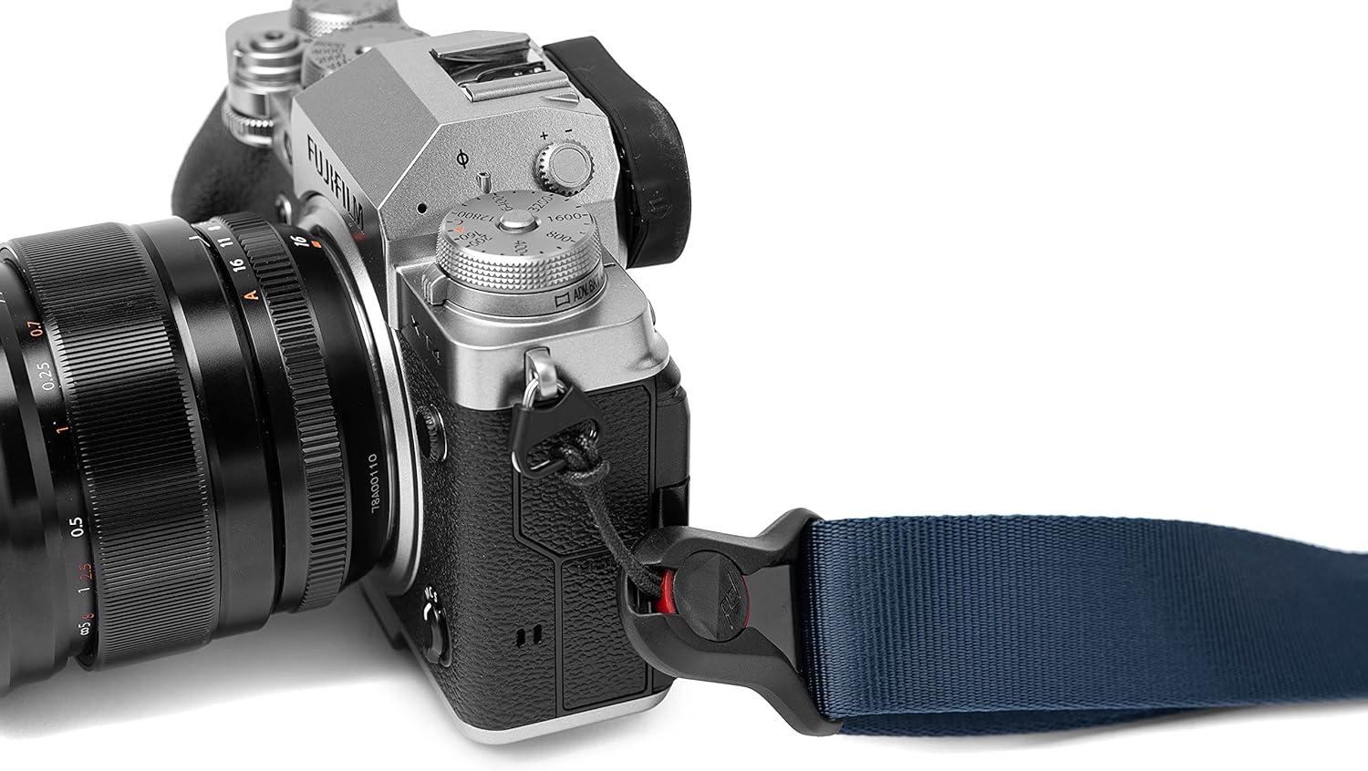 imagePeak Design Slide Lite Camera Strap Coyote Configurable as a Sling Neck or Shoulder Strap Quick Release and Connection Smooth and Grippy Side Camera Straps for Photographers 200 lb CapacityMidnight