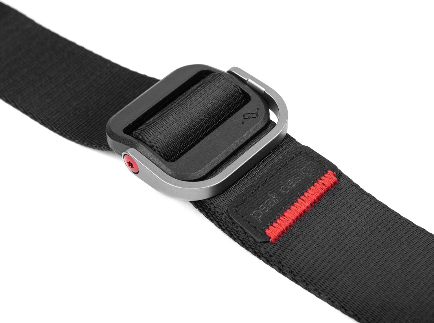 imagePeak Design Slide Lite Camera Strap Kelp Configurable as a Sling Neck or Shoulder Strap Quick Release and Connection Smooth and Grippy Side Camera Straps for Photographers 200 lb CapacityBlack