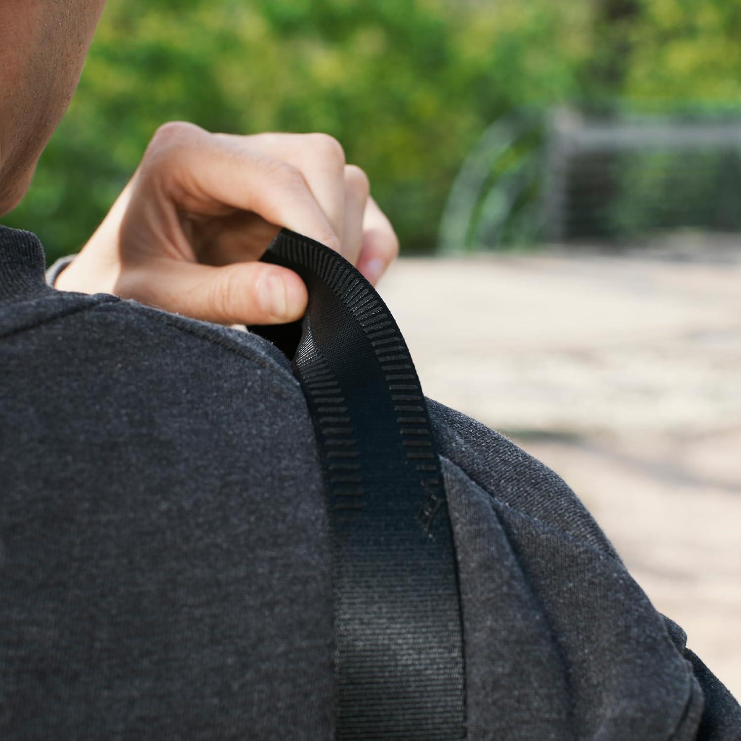 imagePeak Design Slide Lite Camera Strap Kelp Configurable as a Sling Neck or Shoulder Strap Quick Release and Connection Smooth and Grippy Side Camera Straps for Photographers 200 lb CapacityBlack