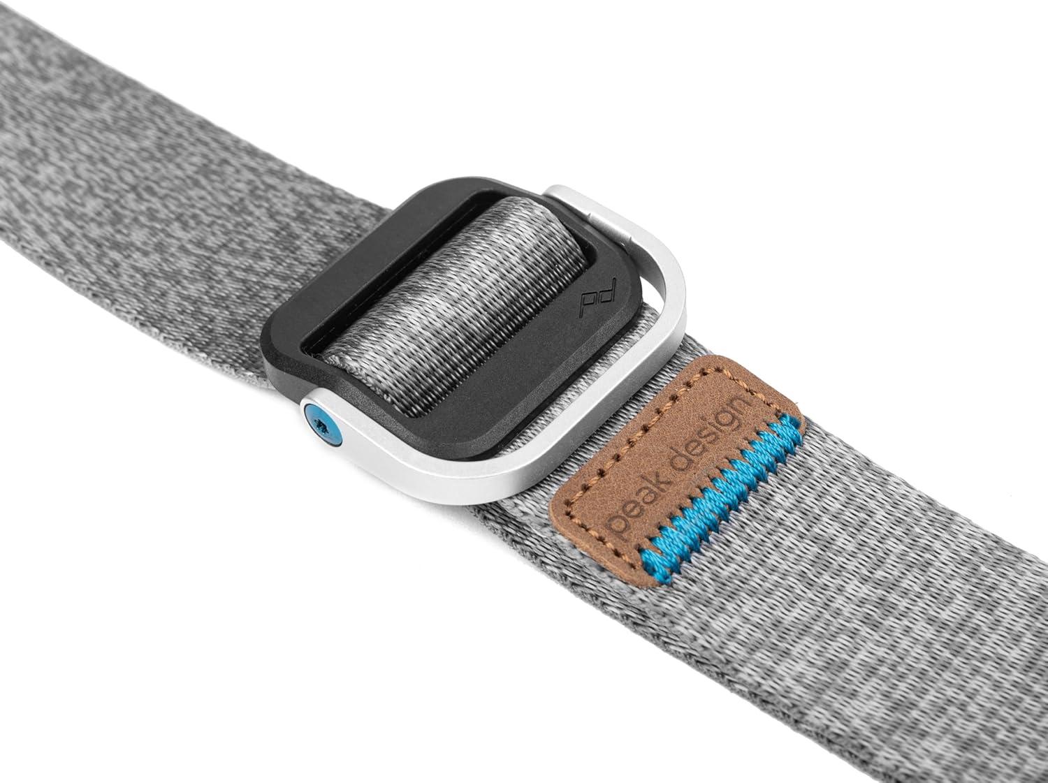 imagePeak Design Slide Lite Camera Strap Ocean Configurable as a Sling Neck or Shoulder Strap Quick Release and Connection Smooth and Grippy Side Camera Straps for Photographers 200 lb CapacityAsh