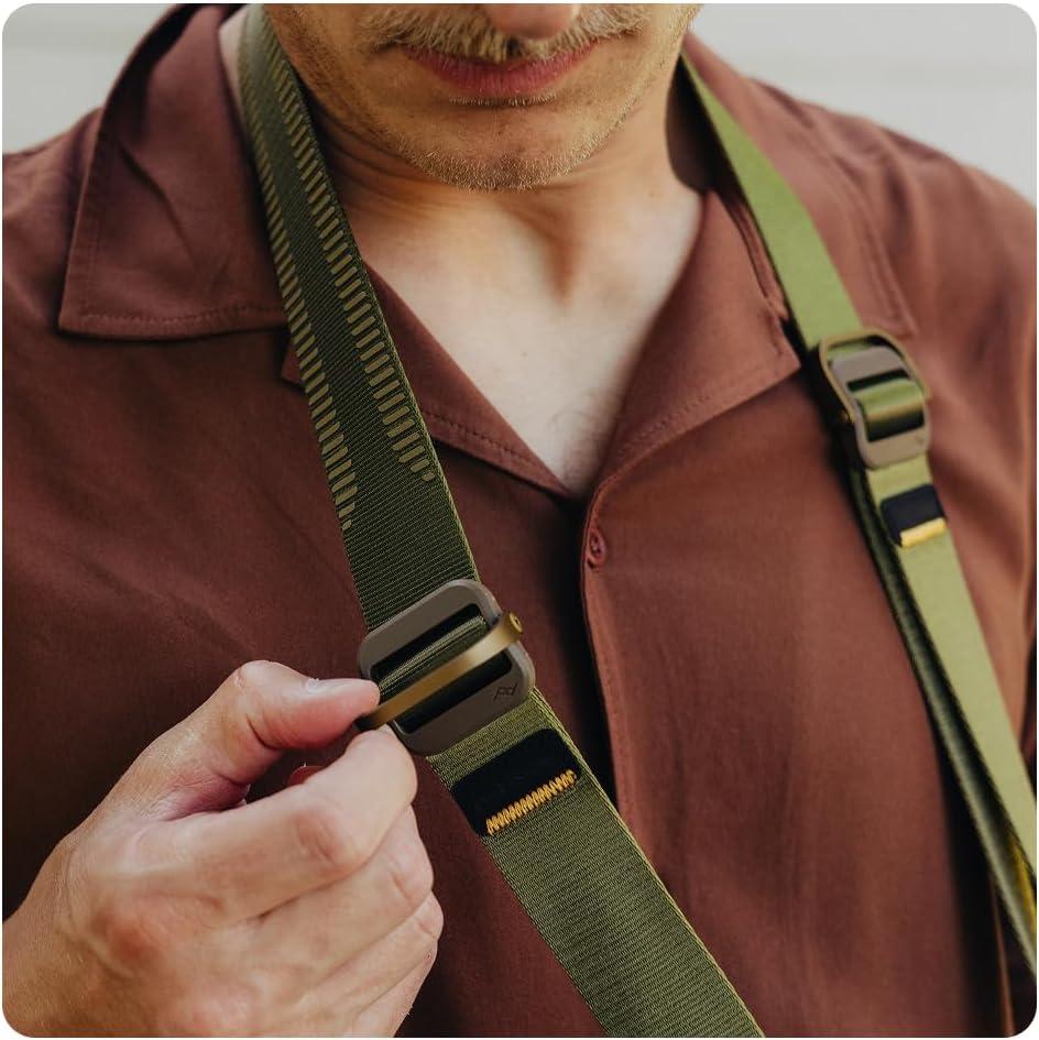 imagePeak Design Slide Lite Camera Strap Ocean Configurable as a Sling Neck or Shoulder Strap Quick Release and Connection Smooth and Grippy Side Camera Straps for Photographers 200 lb CapacitySage