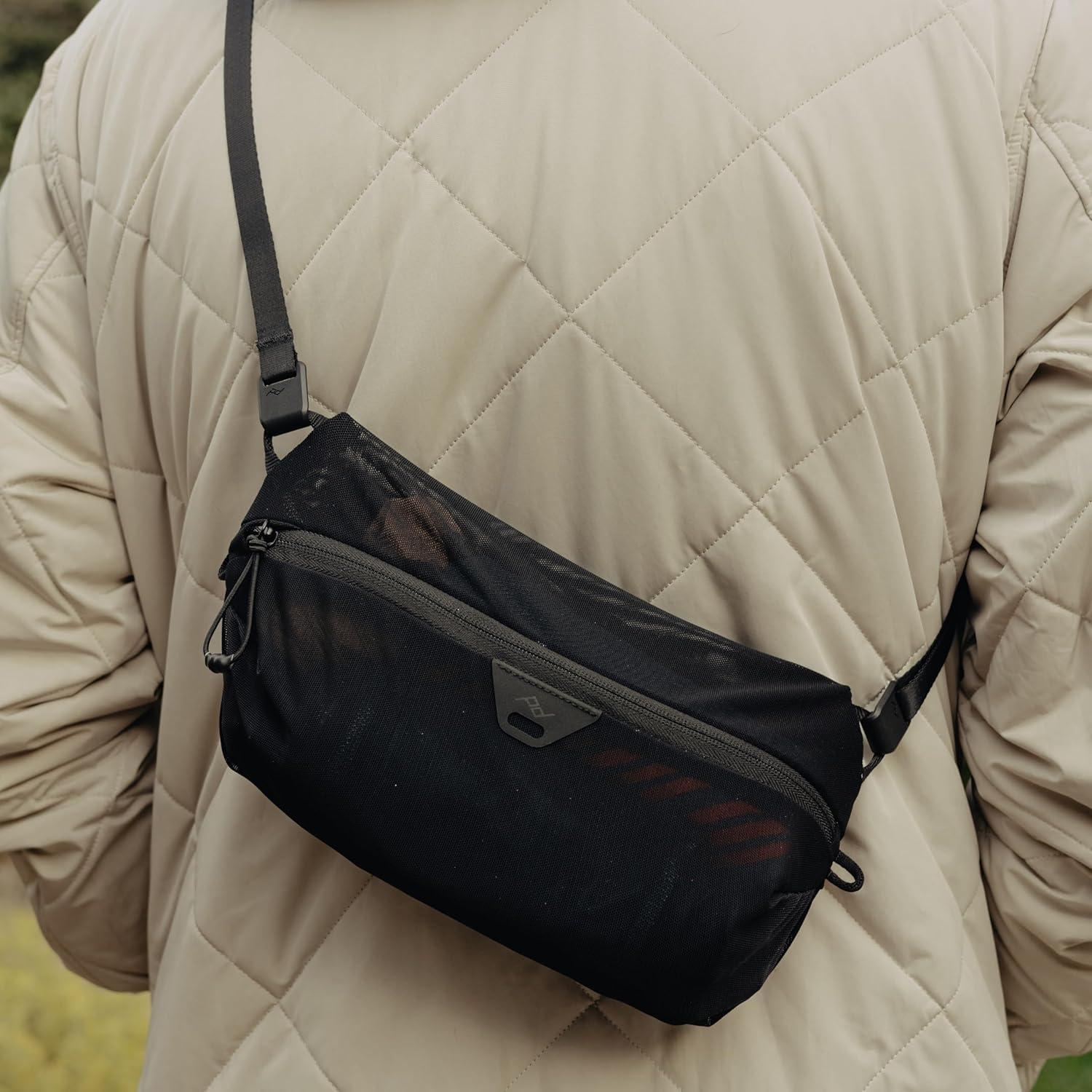 imagePeak Design Ultralight Packing Cube Bundle Black Stretchy Mesh Cubes with Strap Attachment Points and Luggage Pass Throughs Zipper Opening Travel Organizer for Men and Women Sizes XXS XS S