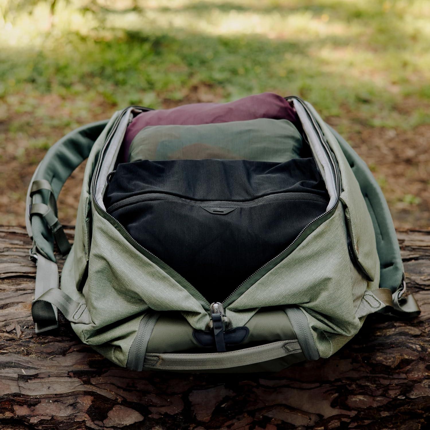 imagePeak Design Ultralight Packing Cube Bundle Black Stretchy Mesh Cubes with Strap Attachment Points and Luggage Pass Throughs Zipper Opening Travel Organizer for Men and Women Sizes XXS XS S