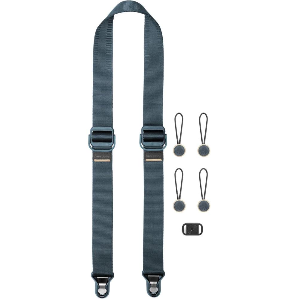 imagePeak Design Slide Lite Camera Strap Kelp Configurable as a Sling Neck or Shoulder Strap Quick Release and Connection Smooth and Grippy Side Camera Straps for Photographers 200 lb CapacityOcean