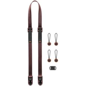 Peak Design Leash Camera Strap – Configurable as a Sling, Neck, Shoulder Strap or Safety Tether, Adjustable, Compact(Eclipse)