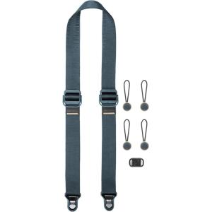 Peak Design Slide Lite Camera Strap, Coyote, Configurable as a Sling, Neck or Shoulder Strap, Quick Release and Connection, Smooth and Grippy Side, Camera Straps for Photographers, 200 lb Capacity(Ocean)