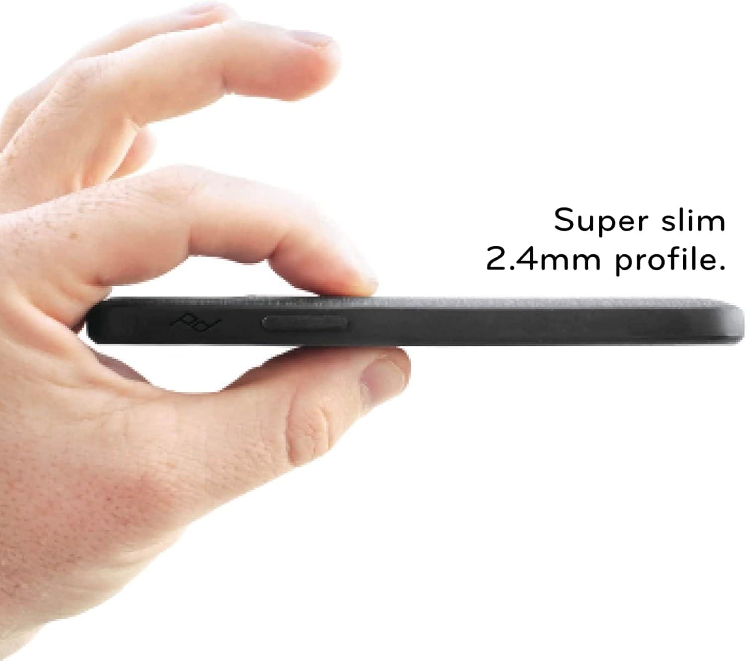 imagePeak Design Mobile Everyday Phone Case for iPhone SE Charcoal Slim Profile Drop Protection Weatherproof Fabric Shell SlimLink Connects to Peak Design Mobile Mounts amp Gear