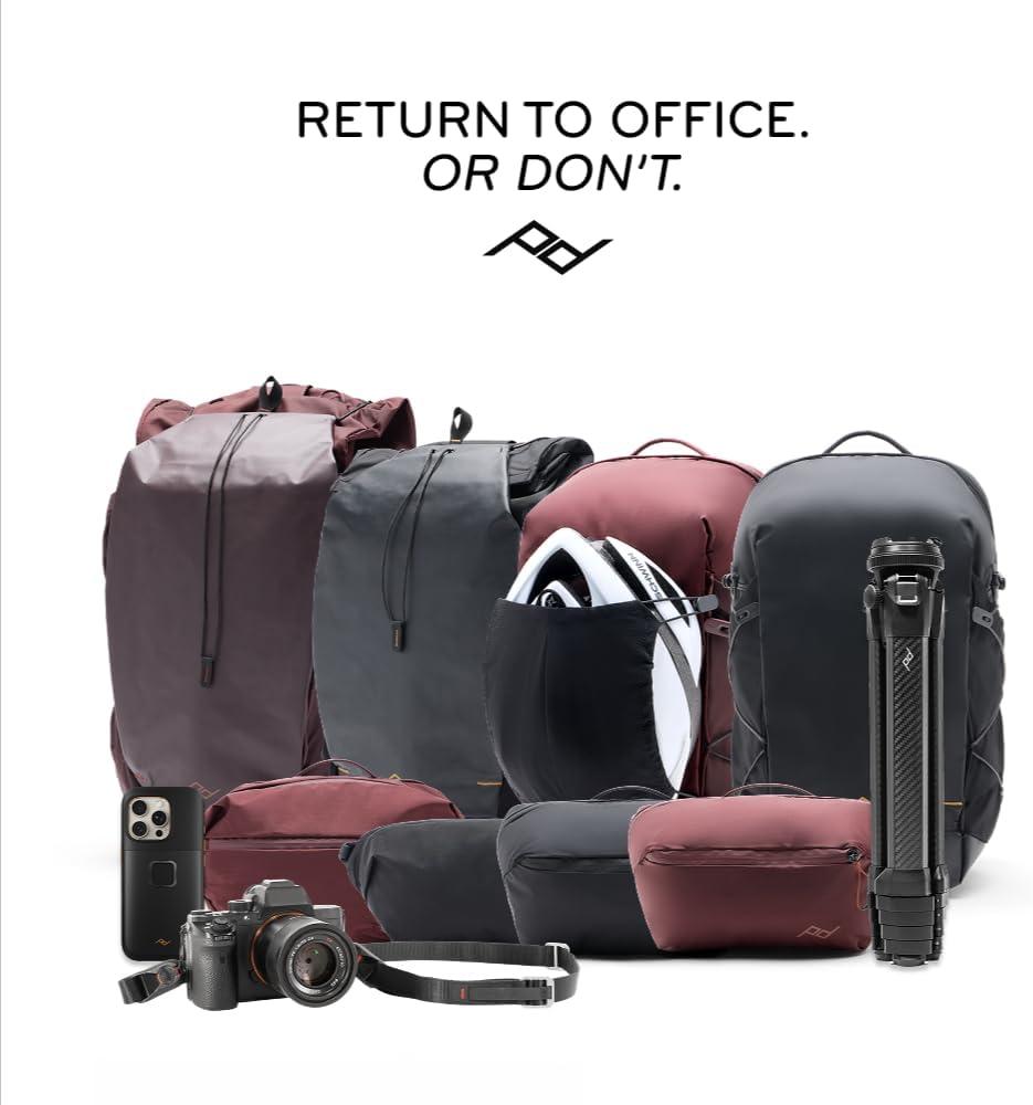 imagePeak Design Outdoor Backpack 18L Eclipse Compact amp Lightweight Frameless Daypack 270Degree Rear Zip Ideal for Day Hikes Hydration Camera Carry amp Commuting Versatile Backpack for Men and Women