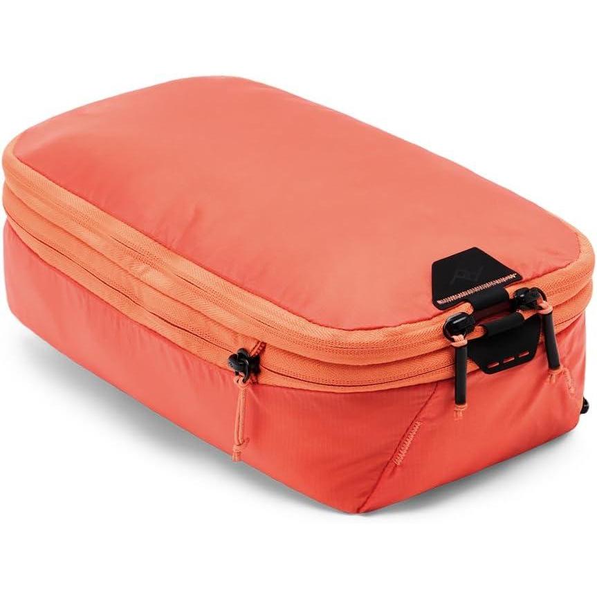 imagePeak Design Packing Cube Charcoal Weatherproof Luggage Cube with Dual Compartment Organization Expansion and Compression Zipper Opening Travel Organizer for Men and Women Size MIbis