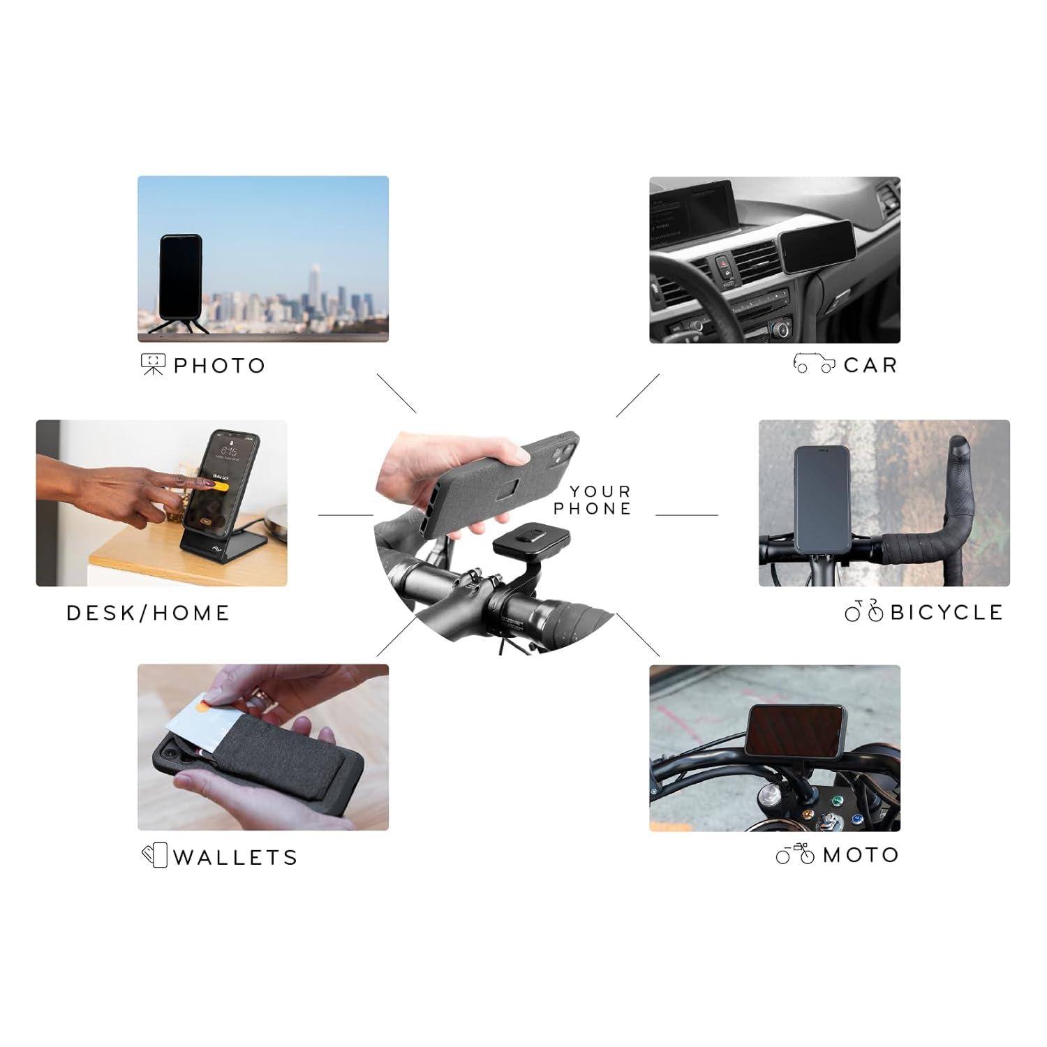 imageOLD VERSION NO ACTION BUTTON Peak Design Mobile Everyday Case Compatible with iPhone 15 Pro Max Charcoal Gray