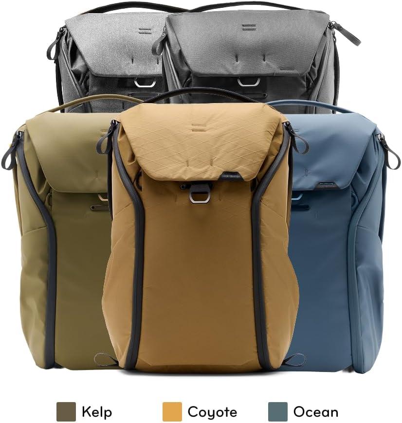 imagePeak Design Everyday Backpack 30L Charcoal MagLatch Top Dual Side Access FlexFold Dividers Fits 15 16 Laptop For Camera Carry Daily Commutes or Travel Versatile Backpack for Men amp WomenKelp