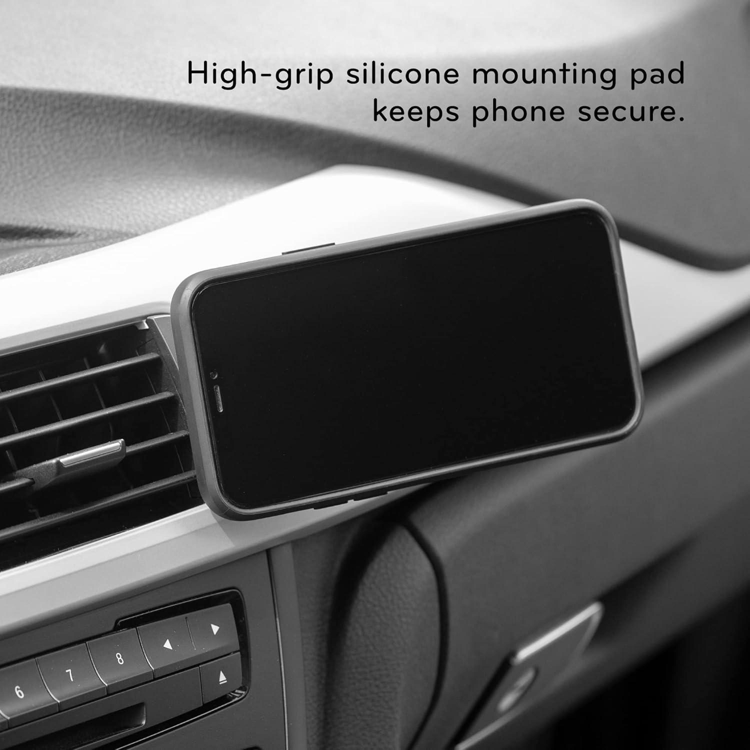 imagePeak Design Mobile Car Mount Black NonCharging Mounts to Dash or Console Connects to Mobile Cases MagSafe Compatible for iPhone Samsung and Google Pixel Phones