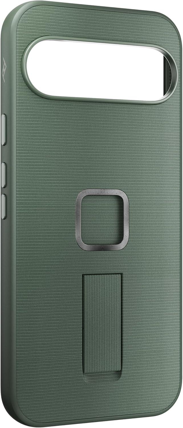 imagePeak Design Mobile Everyday Loop Case for Google Pixel 9 Pro XL Charcoal with Loop Slim Profile Drop Protection Weatherproof Fabric Shell SlimLink Connects to Mobile Mounts amp Gear GraySage