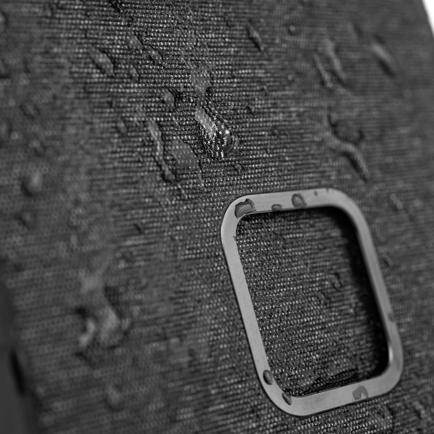 imagePeak Design Mobile Everyday Loop Case for iPhone 16 Pro Eclipse with Loop Slim Profile Drop Protection Weatherproof Fabric Shell SlimLink Connects to Mobile Mounts amp GearGray