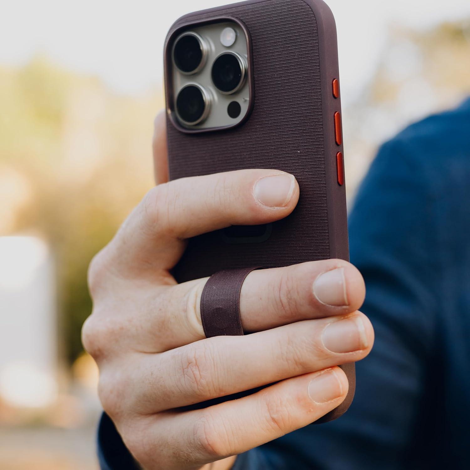 imagePeak Design Mobile Everyday Loop Case for iPhone 16 Pro Eclipse with Loop Slim Profile Drop Protection Weatherproof Fabric Shell SlimLink Connects to Mobile Mounts amp GearEclipse