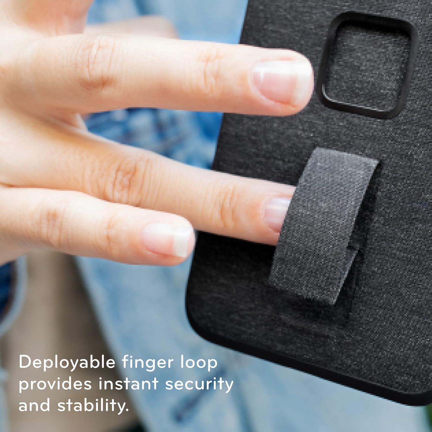 imagePeak Design Mobile Everyday Loop Phone Case for iPhone 13 Pro Charcoal With Loop Slim Profile 6 ft Drop Protection Weatherproof Fabric Shell SlimLink Connects to Peak Design Mobile Mounts amp Gear