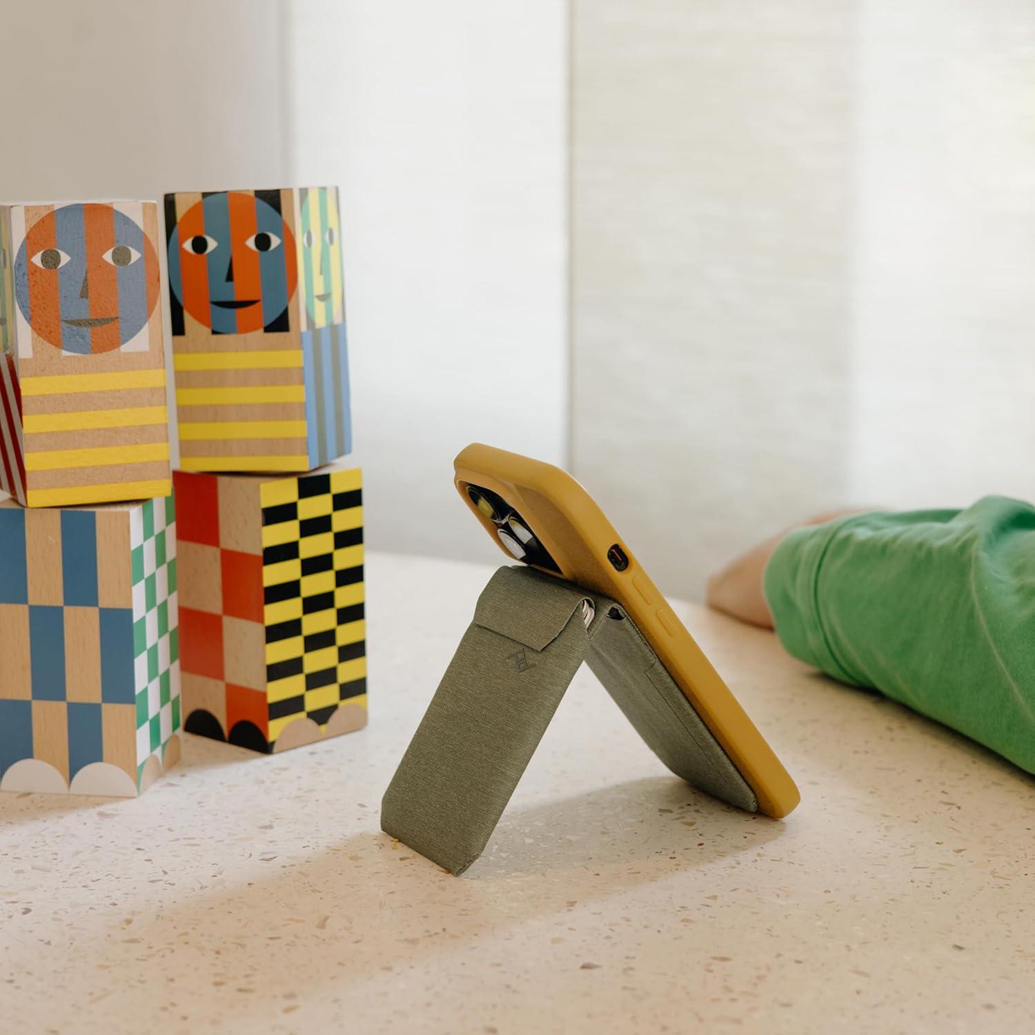 imagePeak Design Mobile Everyday Loop Phone Case for iPhone 15 Pro Max Charcoal with Loop Slim Profile Drop Protection Weatherproof Fabric Shell SlimLink Connects to Mobile Mounts amp Gear GraySun