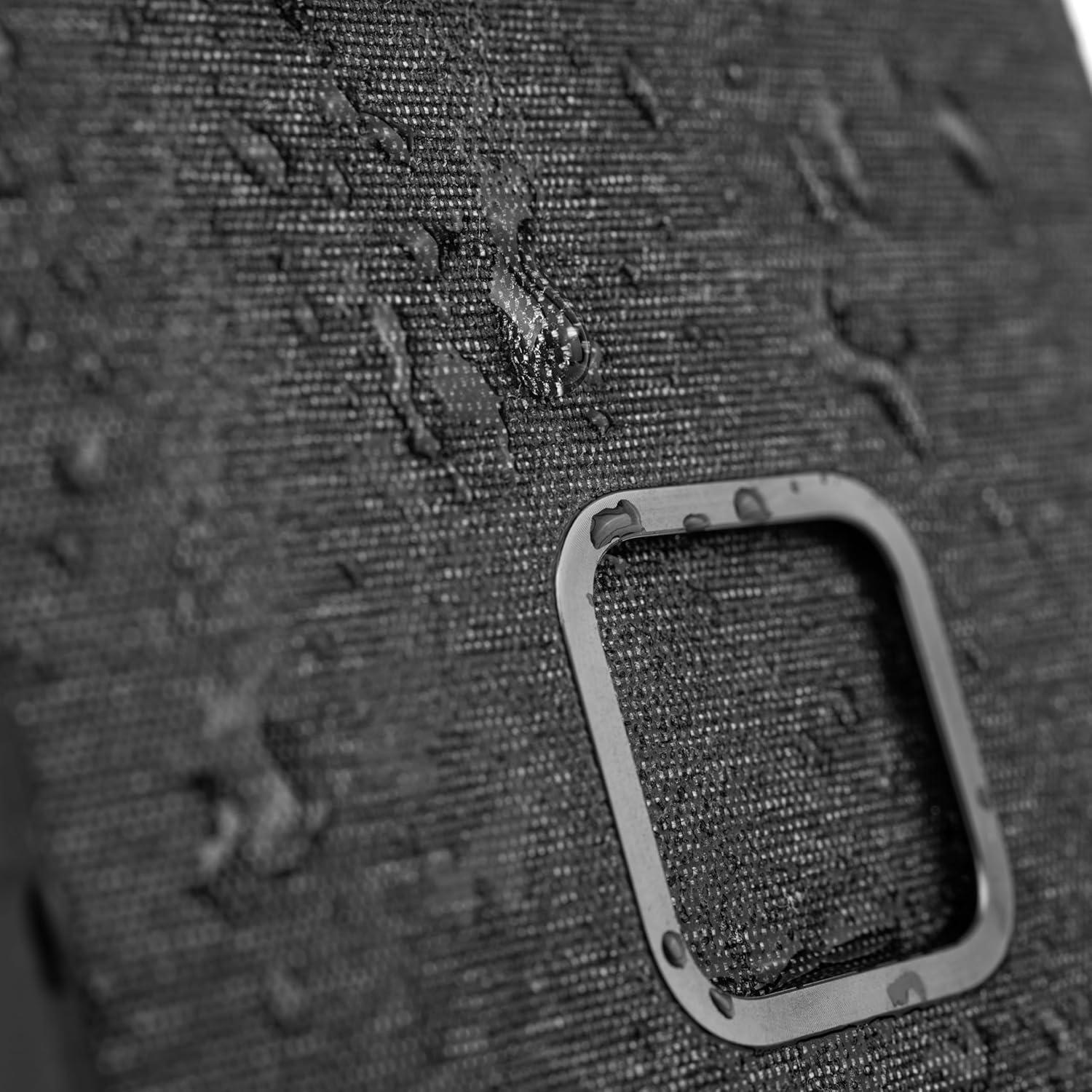 imagePeak Design Mobile Everyday Loop Phone Case for iPhone 15 Pro Max Charcoal with Loop Slim Profile Drop Protection Weatherproof Fabric Shell SlimLink Connects to Mobile Mounts amp Gear GrayGray