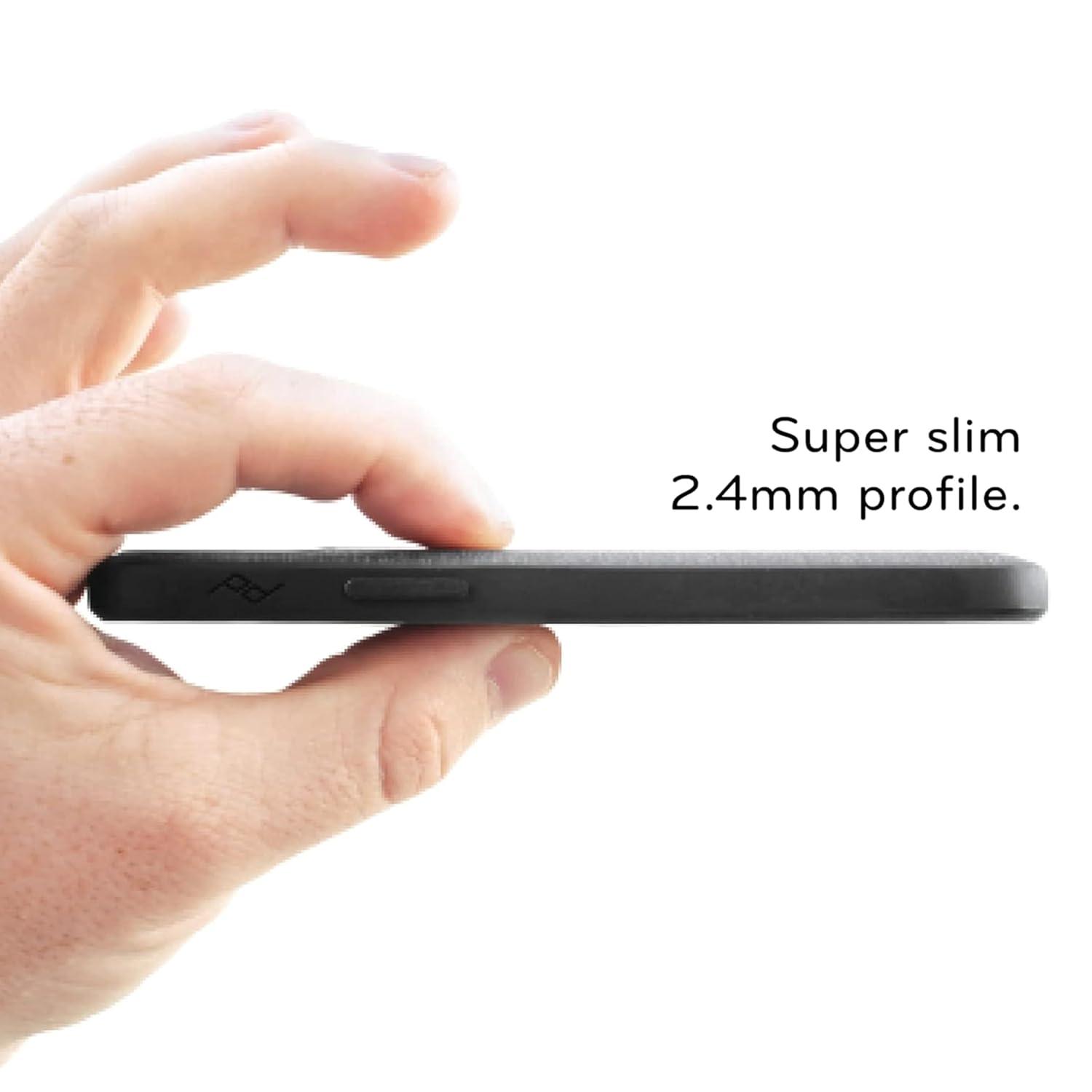 imagePeak Design Mobile Everyday Phone Case for Google Pixel 7 Charcoal Slim Profile Drop Protection Weatherproof Fabric Shell SlimLink Connects to Peak Design Mobile Mounts amp Gear