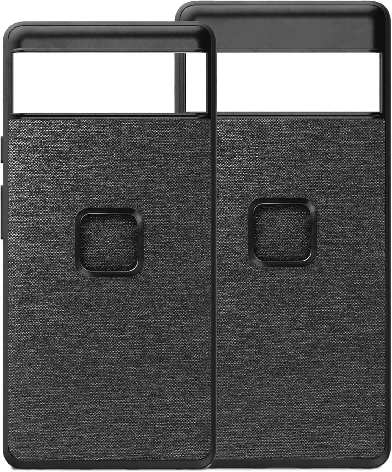 imagePeak Design Mobile Everyday Phone Case for Google Pixel 7 Pro Charcoal Slim Profile Drop Protection Weatherproof Fabric Shell SlimLink Connects to Mobile Mounts amp Gear