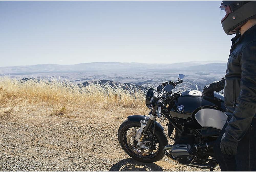 imagePeak Design Mobile Motorcycle Stem Phone Mount NonCharging SlimLink Mounting Technology Rigid Arm Fits Hollow Steering Stem Nuts 1326mm Vibration Isolator Motorcycle Phone Mount