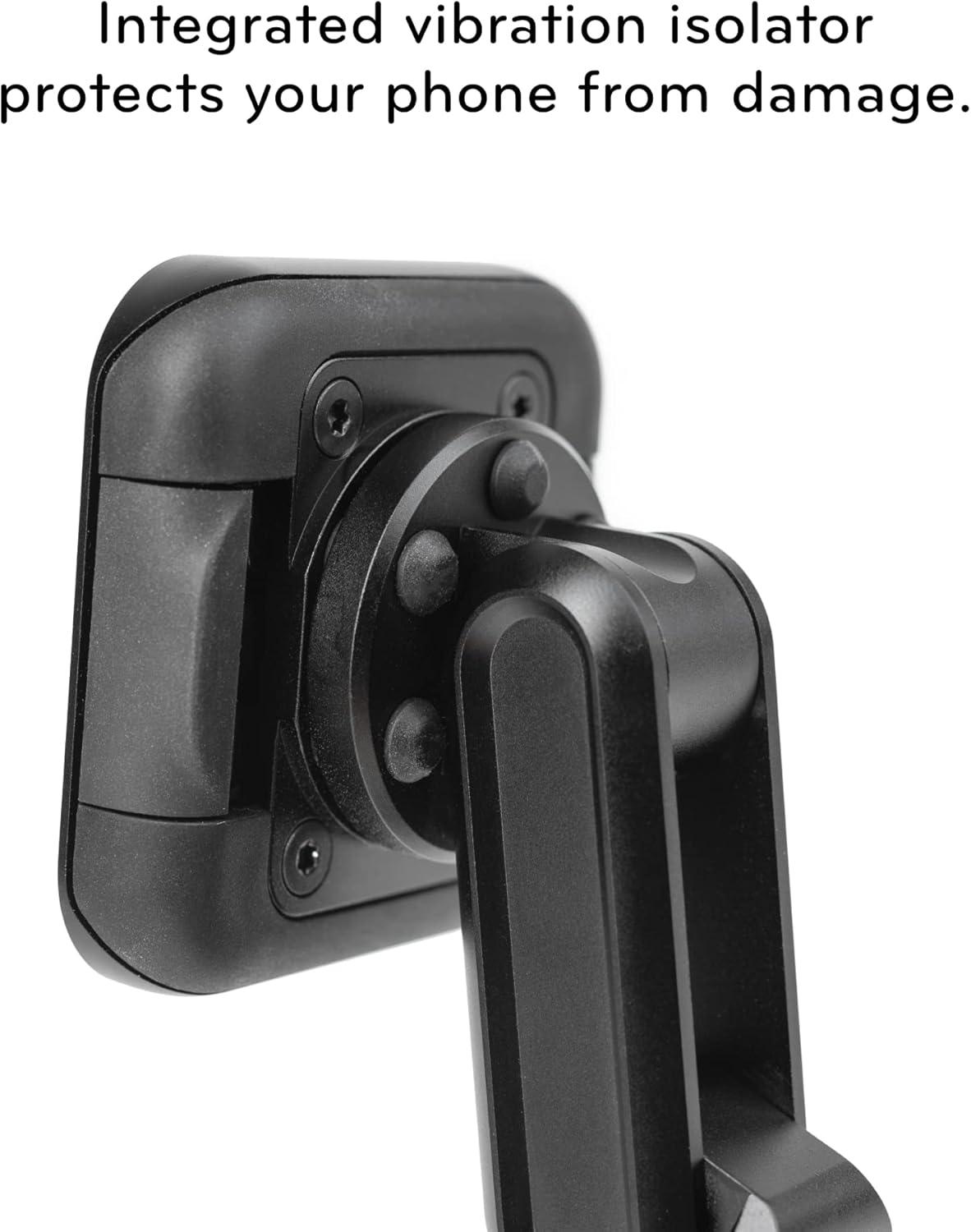 imagePeak Design Mobile Motorcycle Stem Phone Mount NonCharging SlimLink Mounting Technology Rigid Arm Fits Hollow Steering Stem Nuts 1326mm Vibration Isolator Motorcycle Phone Mount