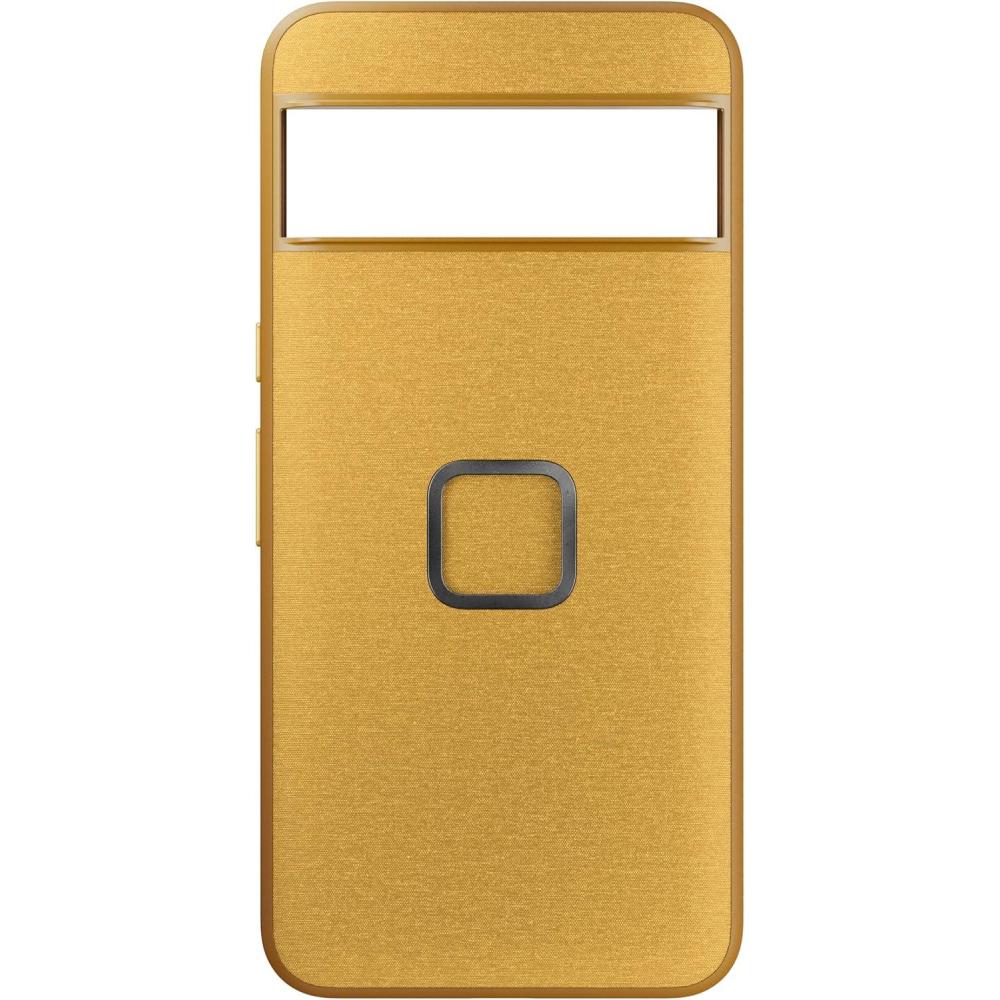 imagePeak Design Mobile Everyday Phone Case for iPhone 15 Plus Charcoal Slim Profile Drop Protection Weatherproof Fabric Shell SlimLink Connects to Mobile Mounts amp Gear GraySun