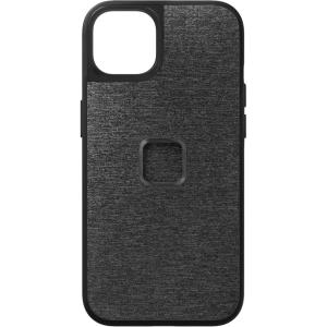 Peak Design Mobile Everyday Loop Phone Case for iPhone 14 Pro Max, Charcoal, with Loop, Slim Profile, Drop Protection, Weatherproof Fabric Shell, SlimLink Connects to Mobile Mounts & Gear(Charcoal)