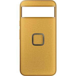 Peak Design Mobile Everyday Phone Case for iPhone 15, Redwood, Slim Profile, Drop Protection, Weatherproof Fabric Shell, SlimLink Connects to Mobile Mounts & Gear(Sun)