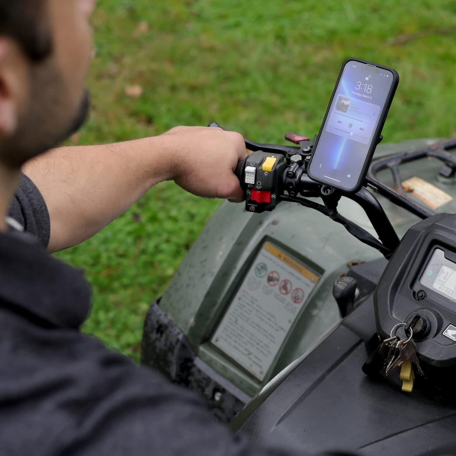 imagePeak Design Mobile Ball Mount Adapter Locking NonCharging SlimLink Mounting Technology Push Button Release Works with 1 BallandSocket Phone Mount for Car Truck Motorcycle Boat and More