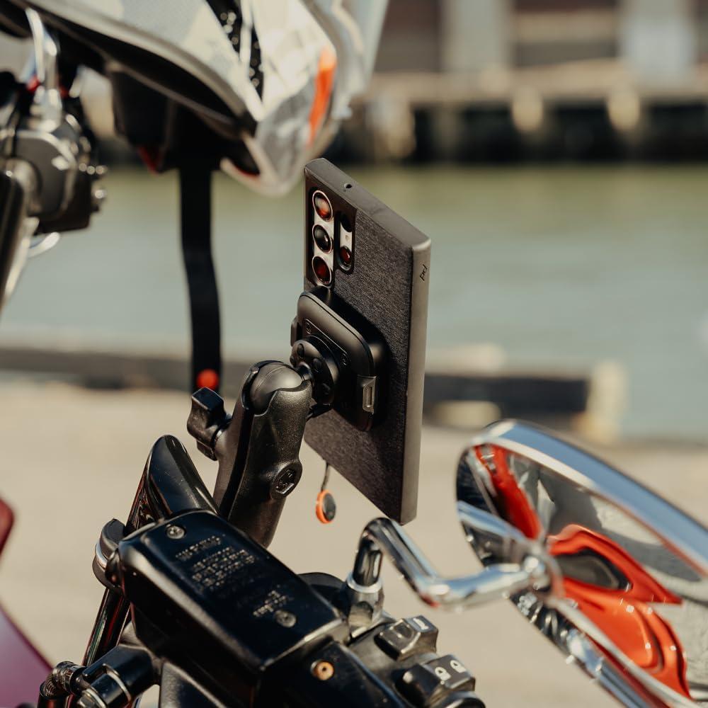 imagePeak Design Mobile Ball Mount Adapter Locking Qi2 Charging Magnetic Mounting Technology Works with 1 BallandSocket Phone Mount for Car Truck Motorcycle Boat and More