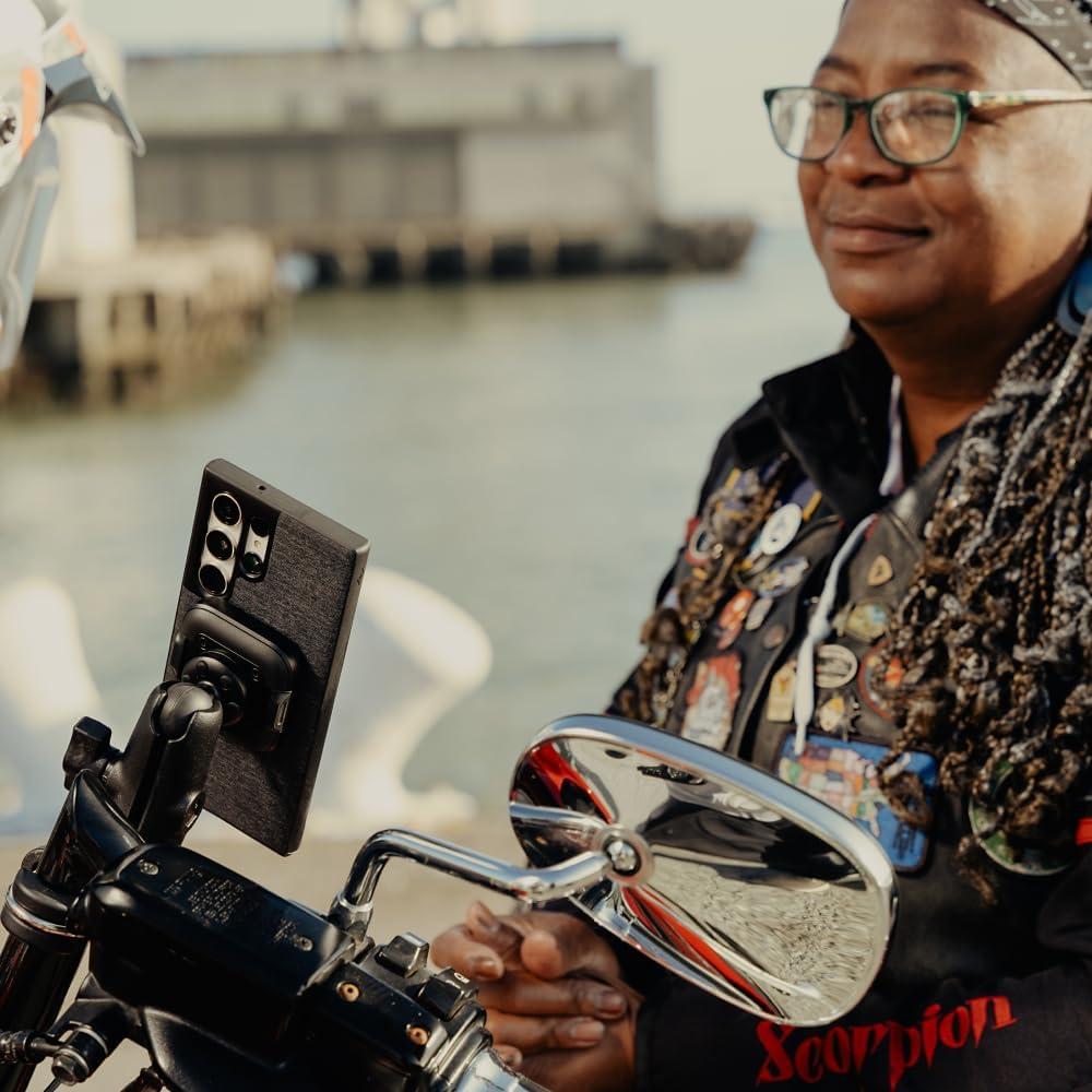 imagePeak Design Mobile Ball Mount Adapter Locking Qi2 Charging Magnetic Mounting Technology Works with 1 BallandSocket Phone Mount for Car Truck Motorcycle Boat and More