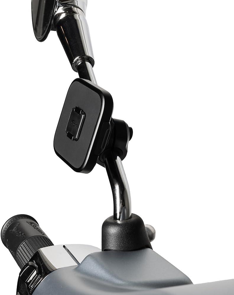 imagePeak Design Motorcycle Mirror and GPS bar Mount Locking and Charging Suitable for Bars 78 to 1 18 1016mm Diameter with SlimLink