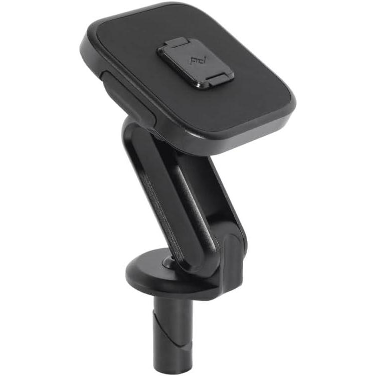 imagePeak Design Mobile Motorcycle Stem Phone Mount Qi2 Charging SlimLink Mounting Technology Rigid Arm Fits Hollow Steering Stem Nuts 1326mm Vibration Isolator Motorcycle Phone Mount