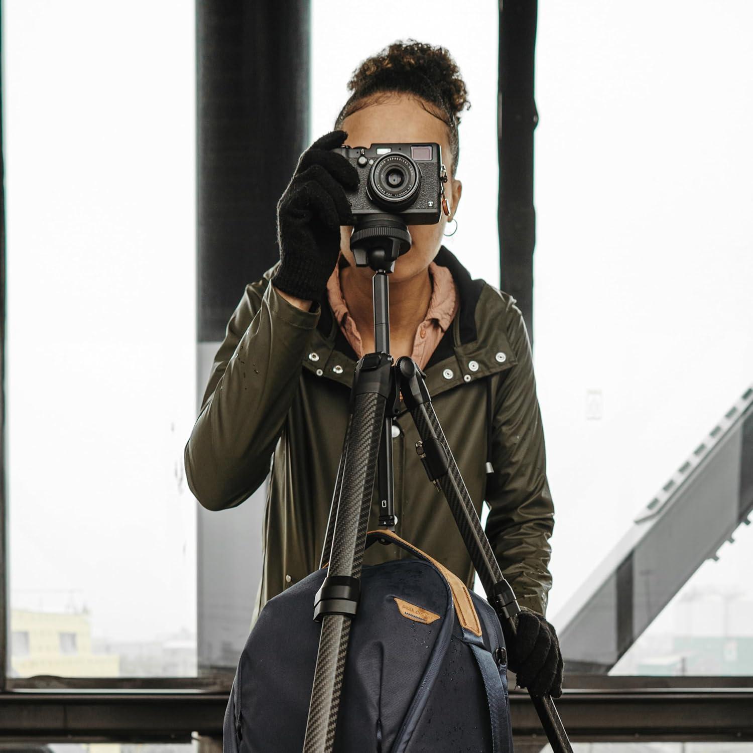 imagePeak Design Travel Tripod Spike Feet Set Superior Stability on Slippery Terrain Compatible with Carbon amp Aluminum Models Hex Wrench Included Compact and Portable Travel Tripod for Camera and Phone