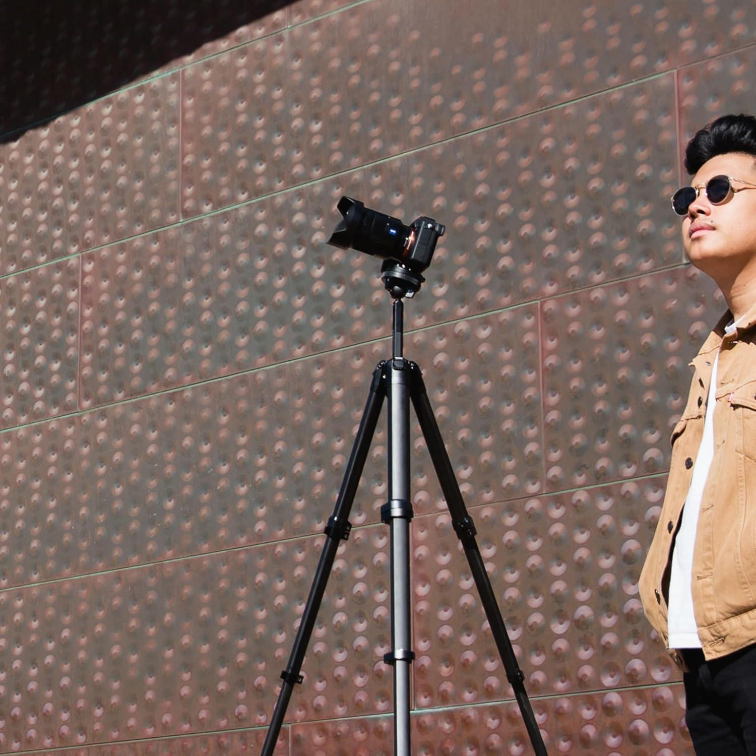 imagePeak Design Universal Head Adapter for Travel Tripod 38 Thread Mount Compatible with Carbon amp Aluminum Tripods Includes Hex Wrench Use Travel Tripod Legs with Any Head