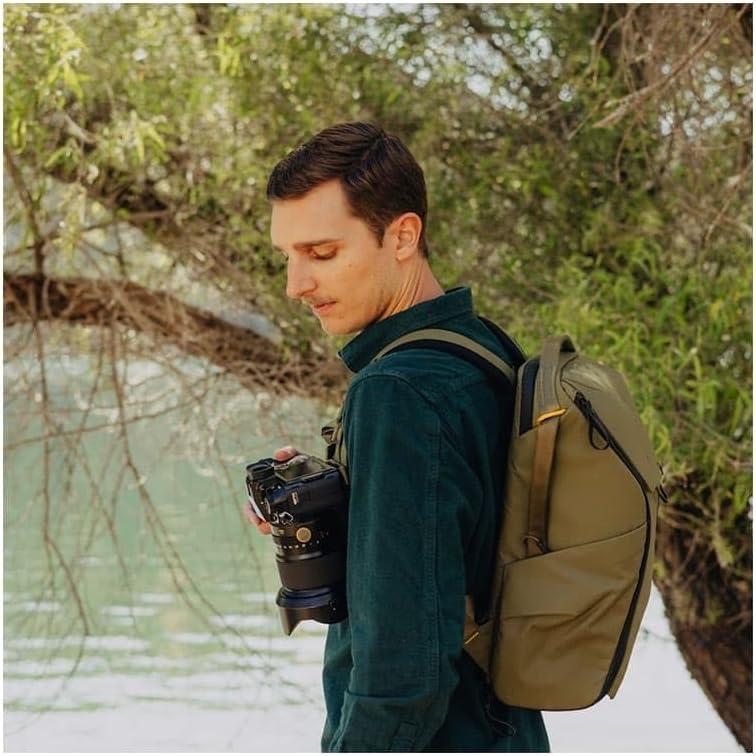 imagePeak Design Everyday Backpack 30L Ocean MagLatch Top Dual Side Access FlexFold Dividers Fits 15 or 16 Laptop For Camera Carry Daily Commutes or Travel Versatile Backpack for Men and WomenKelp