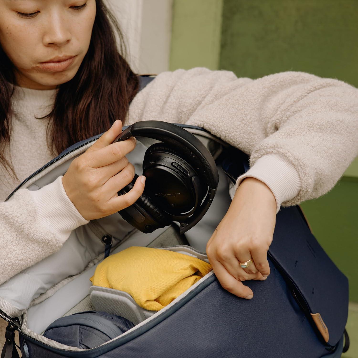 imagePeak Design Everyday Backpack 30L Ocean MagLatch Top Dual Side Access FlexFold Dividers Fits 15 or 16 Laptop For Camera Carry Daily Commutes or Travel Versatile Backpack for Men and WomenMidnight