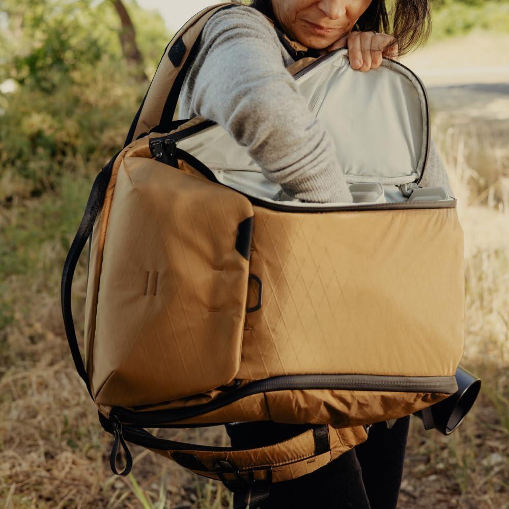 imagePeak Design Everyday Backpack 30L Ocean MagLatch Top Dual Side Access FlexFold Dividers Fits 15 or 16 Laptop For Camera Carry Daily Commutes or Travel Versatile Backpack for Men and WomenCoyote