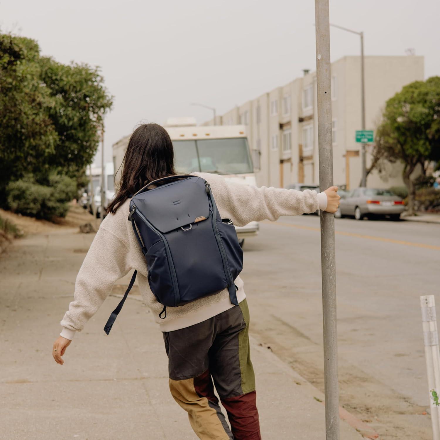 imagePeak Design Everyday Backpack 30L Ocean MagLatch Top Dual Side Access FlexFold Dividers Fits 15 or 16 Laptop For Camera Carry Daily Commutes or Travel Versatile Backpack for Men and WomenMidnight