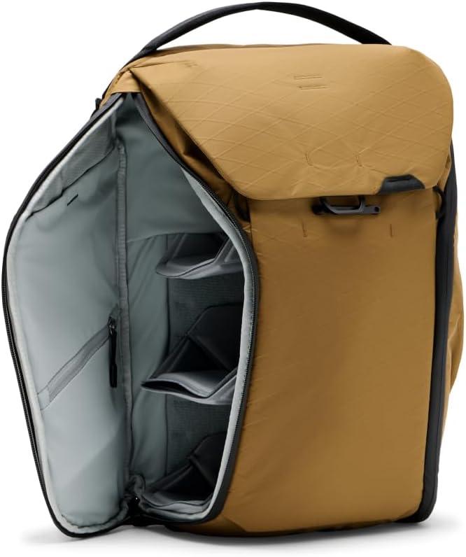 imagePeak Design Everyday Backpack 30L Ocean MagLatch Top Dual Side Access FlexFold Dividers Fits 15 or 16 Laptop For Camera Carry Daily Commutes or Travel Versatile Backpack for Men and WomenCoyote