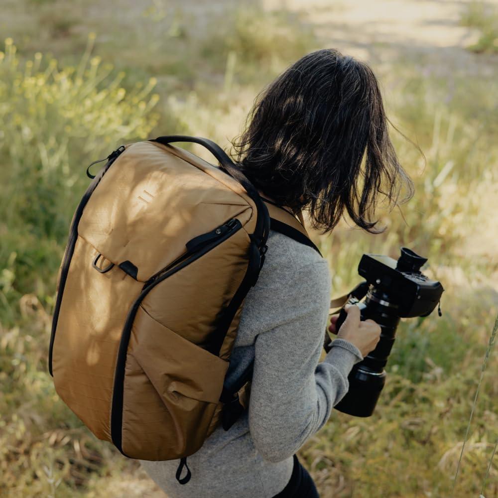 imagePeak Design Everyday Backpack 30L Ocean MagLatch Top Dual Side Access FlexFold Dividers Fits 15 or 16 Laptop For Camera Carry Daily Commutes or Travel Versatile Backpack for Men and WomenCoyote