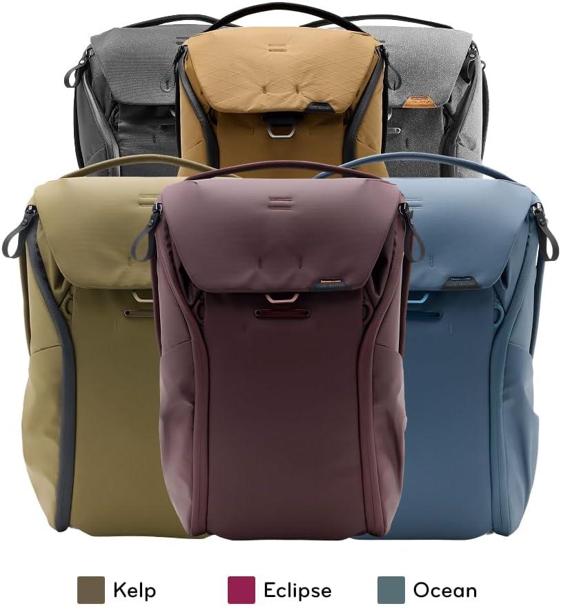 imagePeak Design Everyday Backpack 30L Ocean MagLatch Top Dual Side Access FlexFold Dividers Fits 15 or 16 Laptop For Camera Carry Daily Commutes or Travel Versatile Backpack for Men and WomenKelp