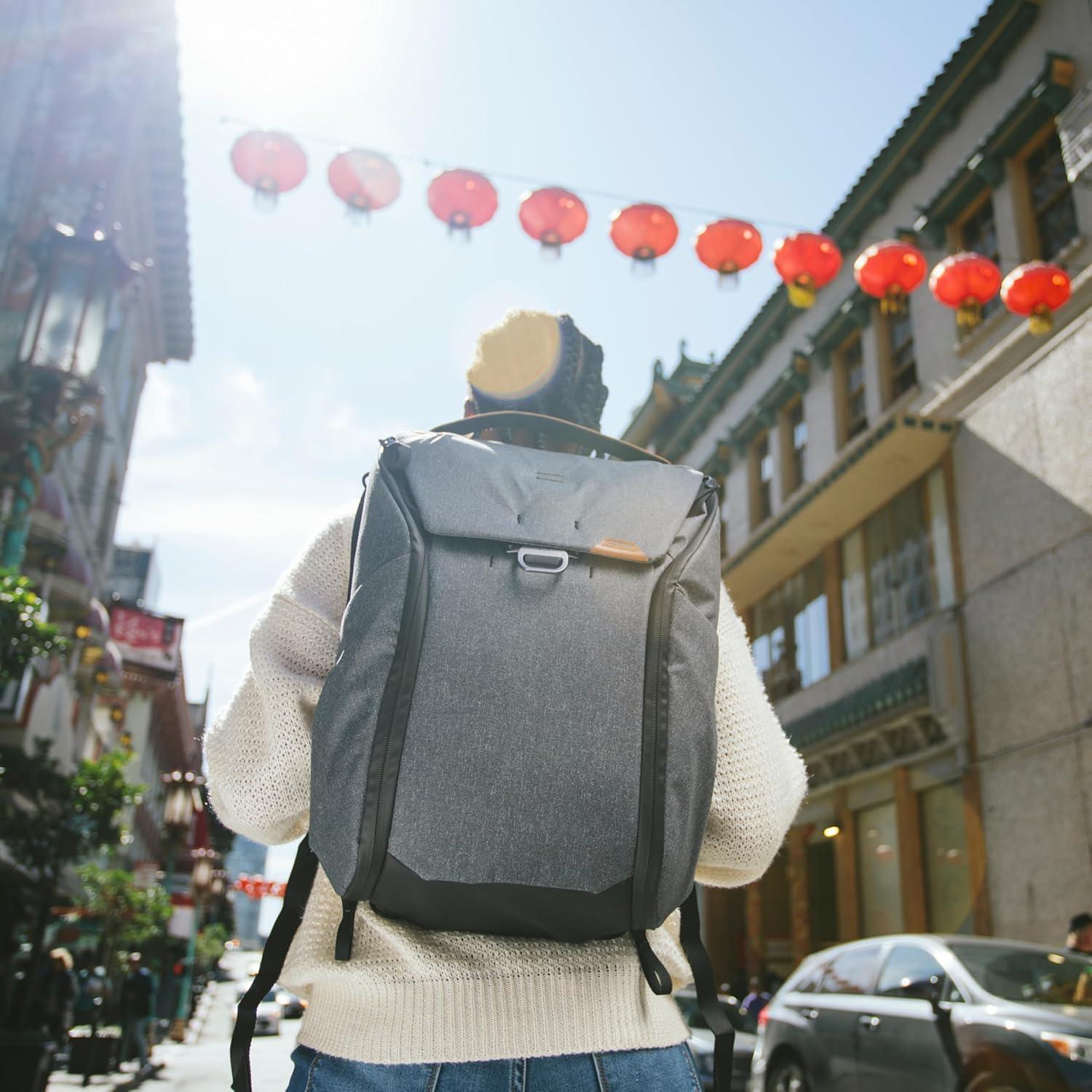 imagePeak Design Everyday Backpack 30L Ocean MagLatch Top Dual Side Access FlexFold Dividers Fits 15 or 16 Laptop For Camera Carry Daily Commutes or Travel Versatile Backpack for Men and WomenCharcoal