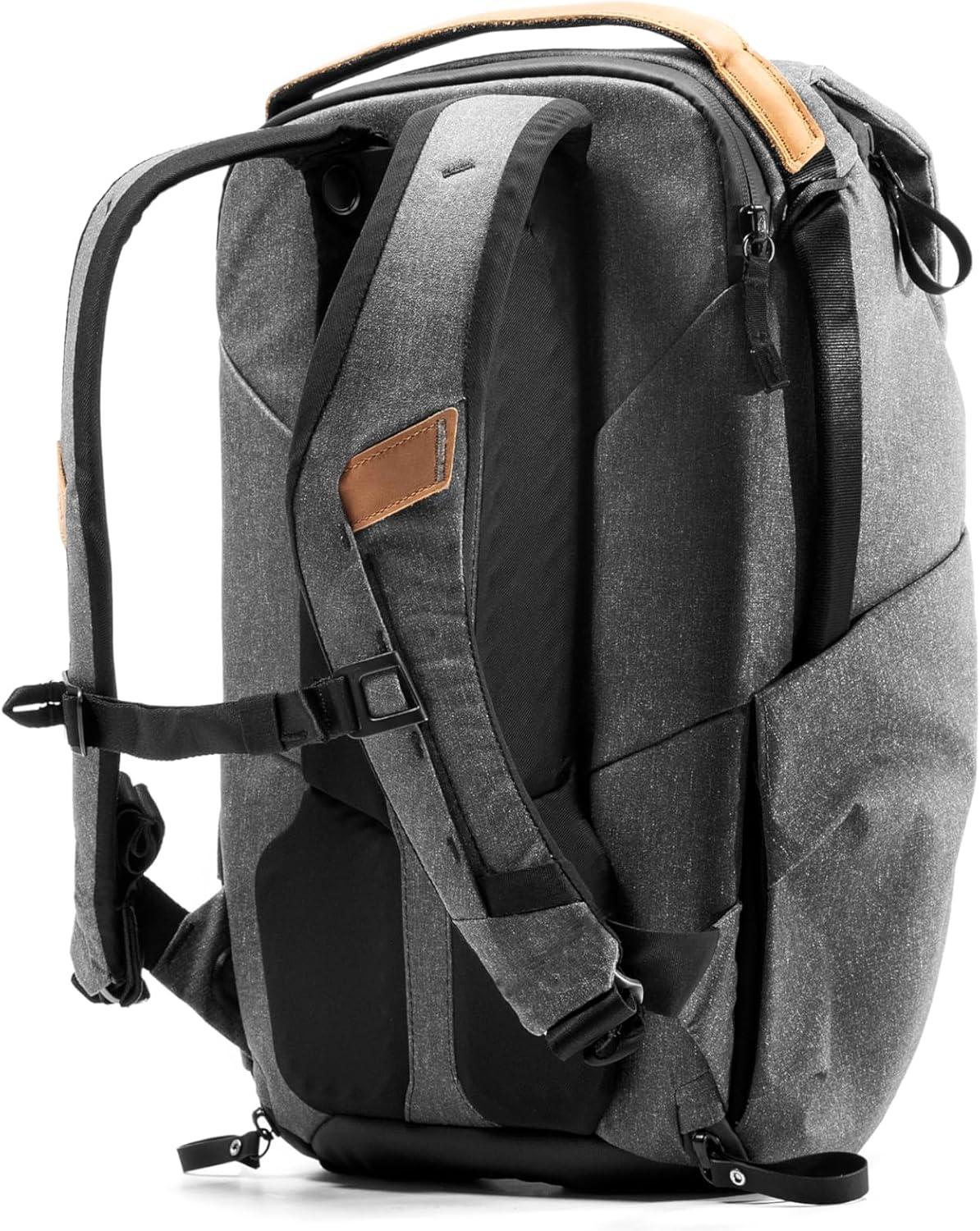 imagePeak Design Everyday Backpack 30L Ocean MagLatch Top Dual Side Access FlexFold Dividers Fits 15 or 16 Laptop For Camera Carry Daily Commutes or Travel Versatile Backpack for Men and WomenCharcoal