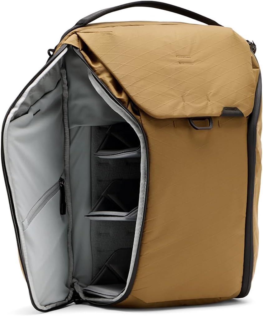 imagePeak Design Everyday Backpack 30L Ocean MagLatch Top Dual Side Access FlexFold Dividers Fits 15 or 16 Laptop For Camera Carry Daily Commutes or Travel Versatile Backpack for Men and WomenCoyote